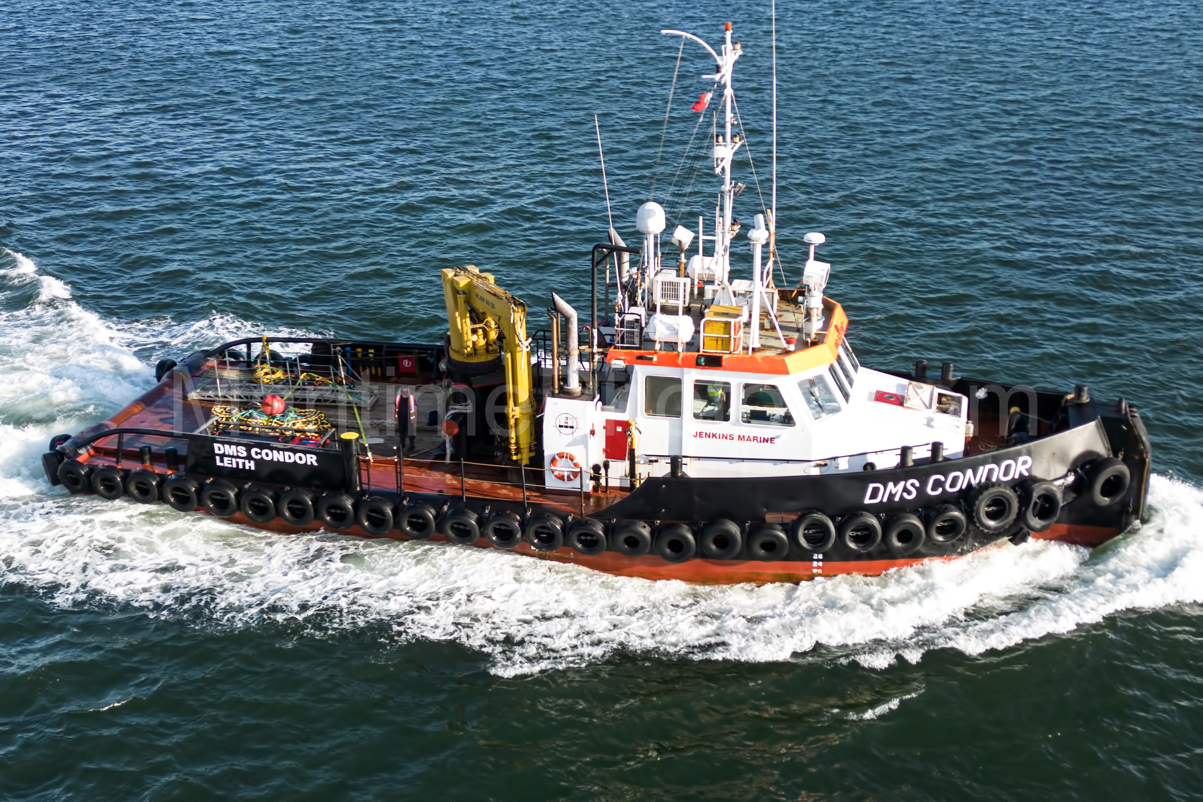 DMS Condor Tug IMO 9251987 at Poole, UK