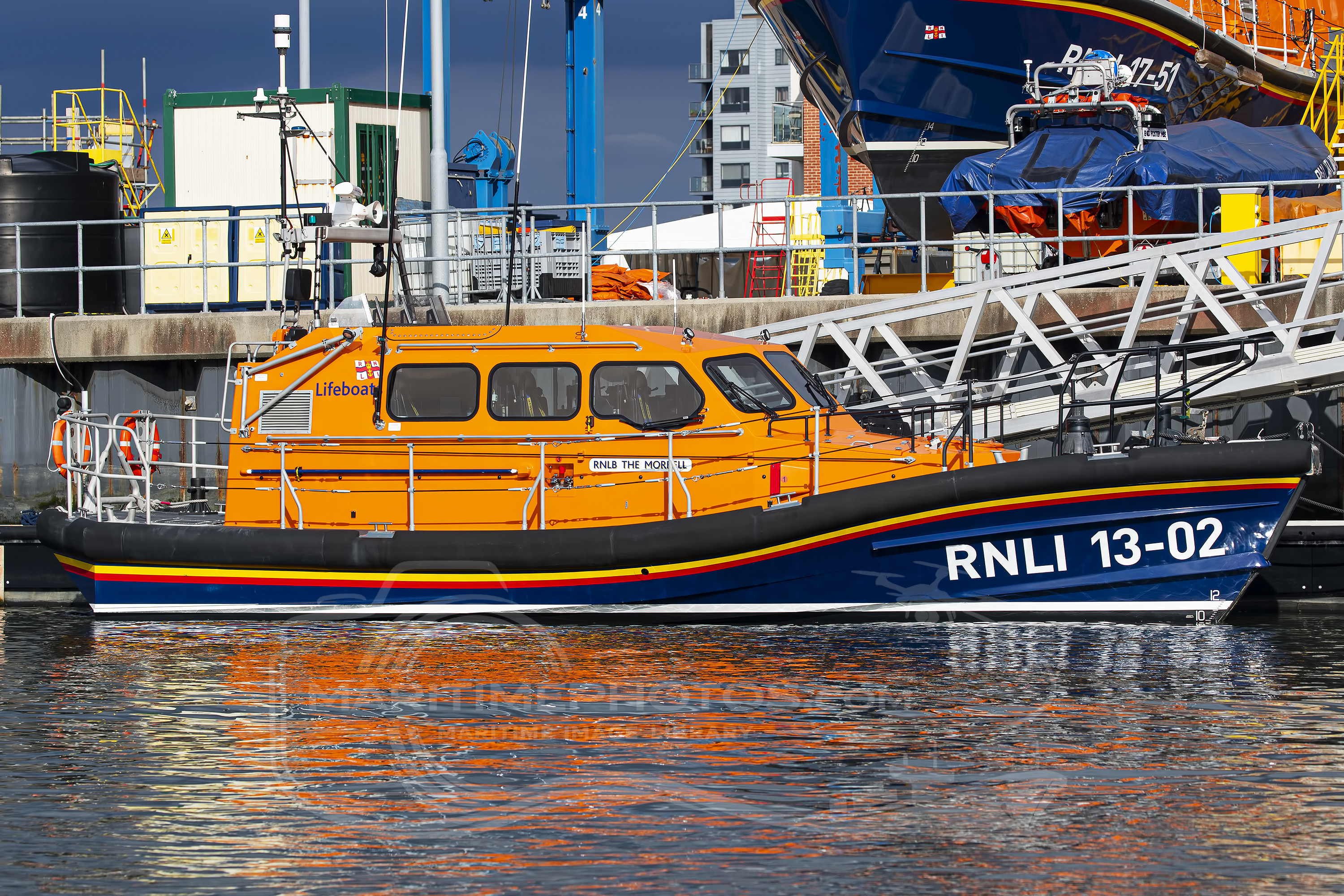 Shannon Class 13-02 "RNLB The Morrell" RNLI – Shannon Class at Poole, United Kingdom