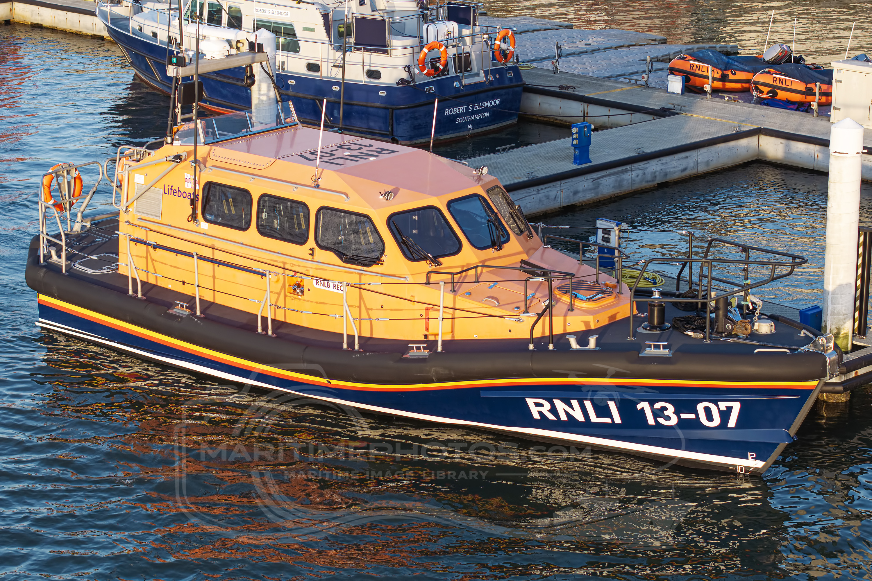 Shannon Class 13-07 "RNLB REG" RNLI – Shannon Class at Poole, United Kingdom