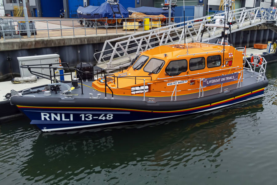 Shannon Class 13-48 "RNLB Roy Barker V" at Poole, United Kingdom