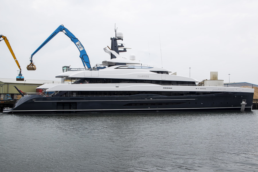 Elandess IMO 9799020 at Poole, United Kingdom