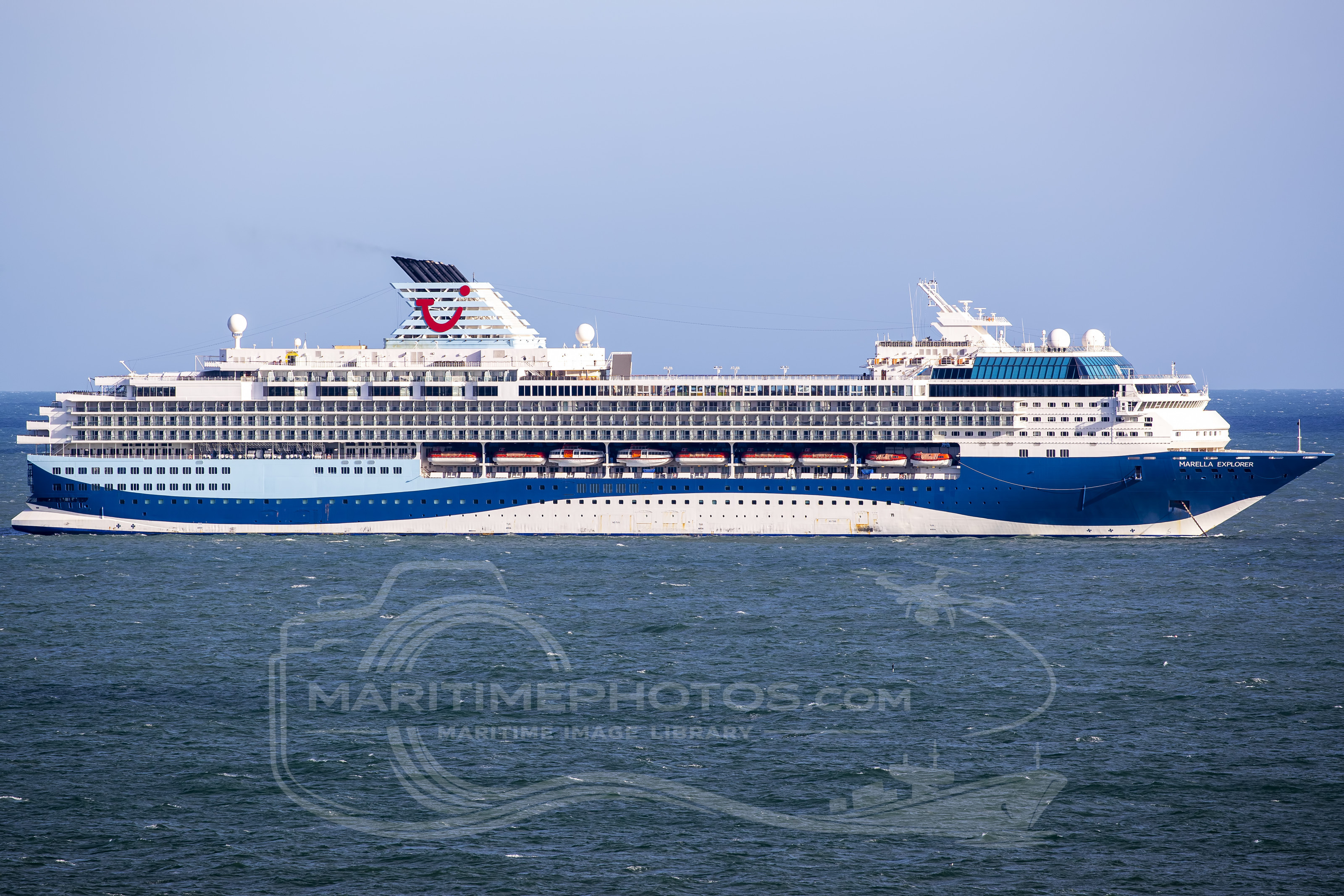 Marella Explorer Cruise Ship IMO 9106297 at Poole, United Kingdom