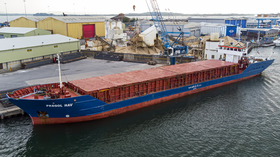 Pregol Hav IMO 8519239 at Poole, United Kingdom
