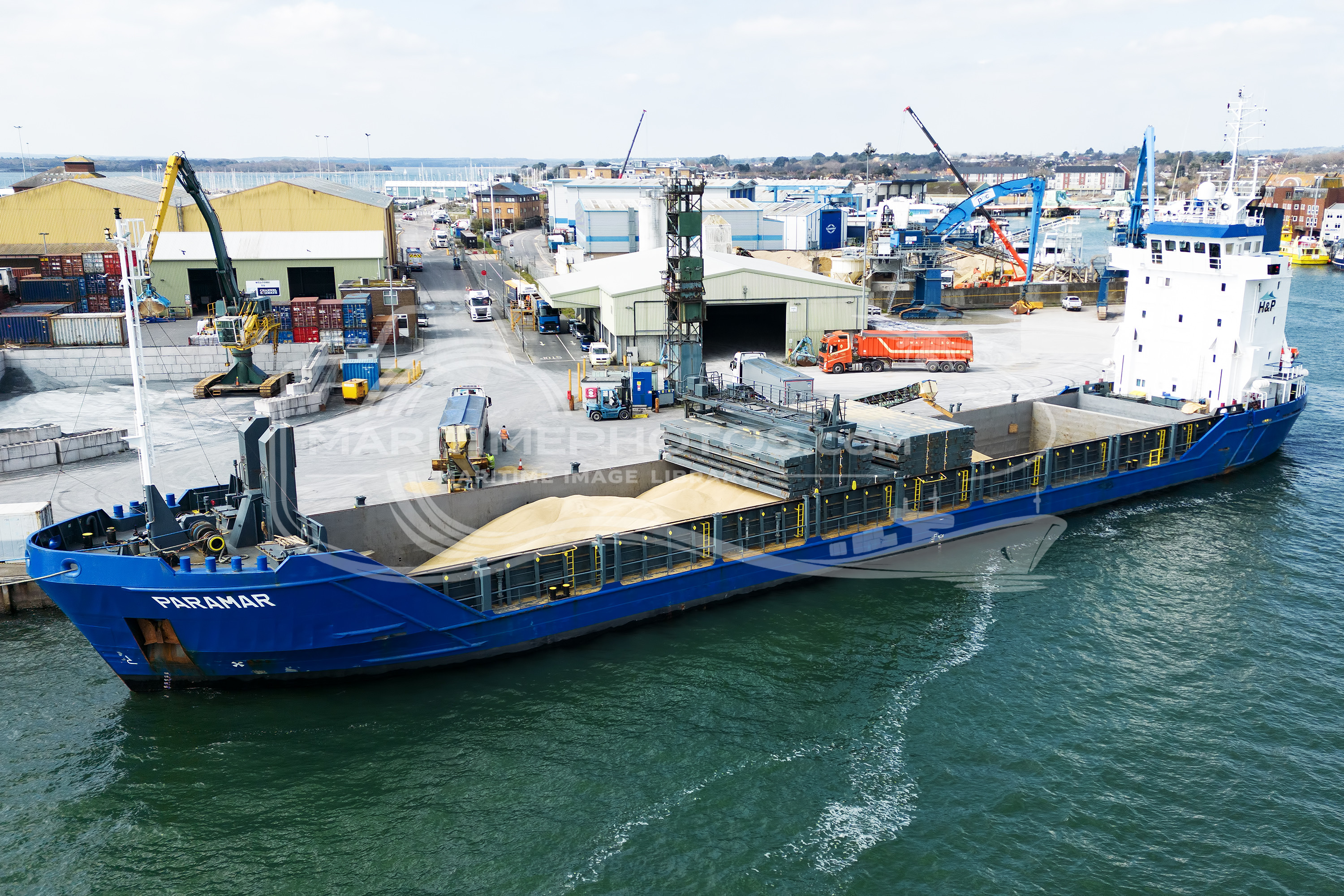 Paramar General Cargo IMO 9190262 at Poole, United Kingdom