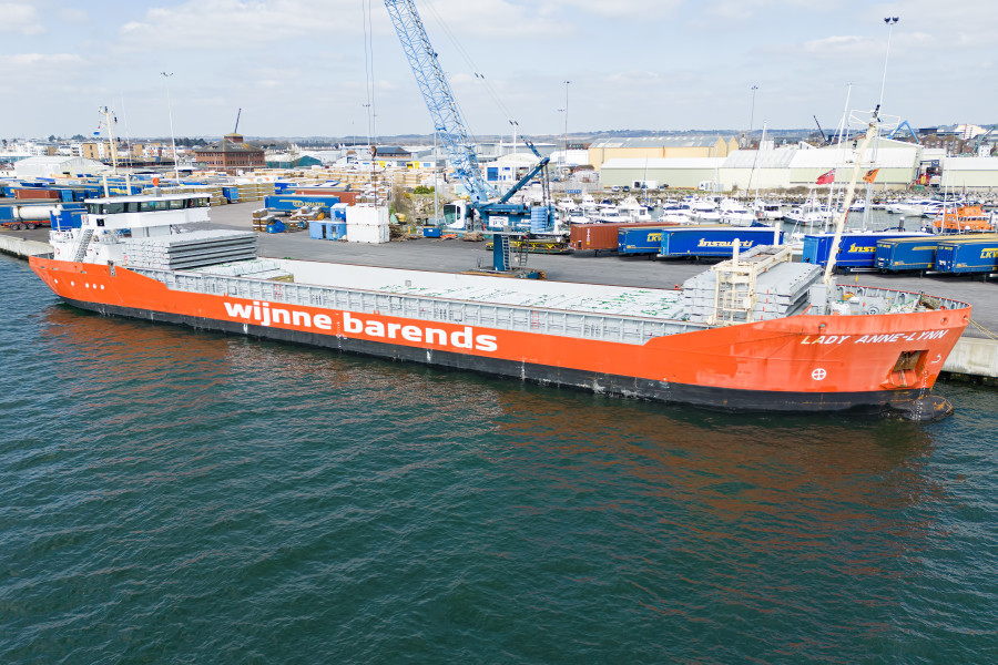 Lady Anne-Lynn IMO 9760392 at Poole, United Kingdom