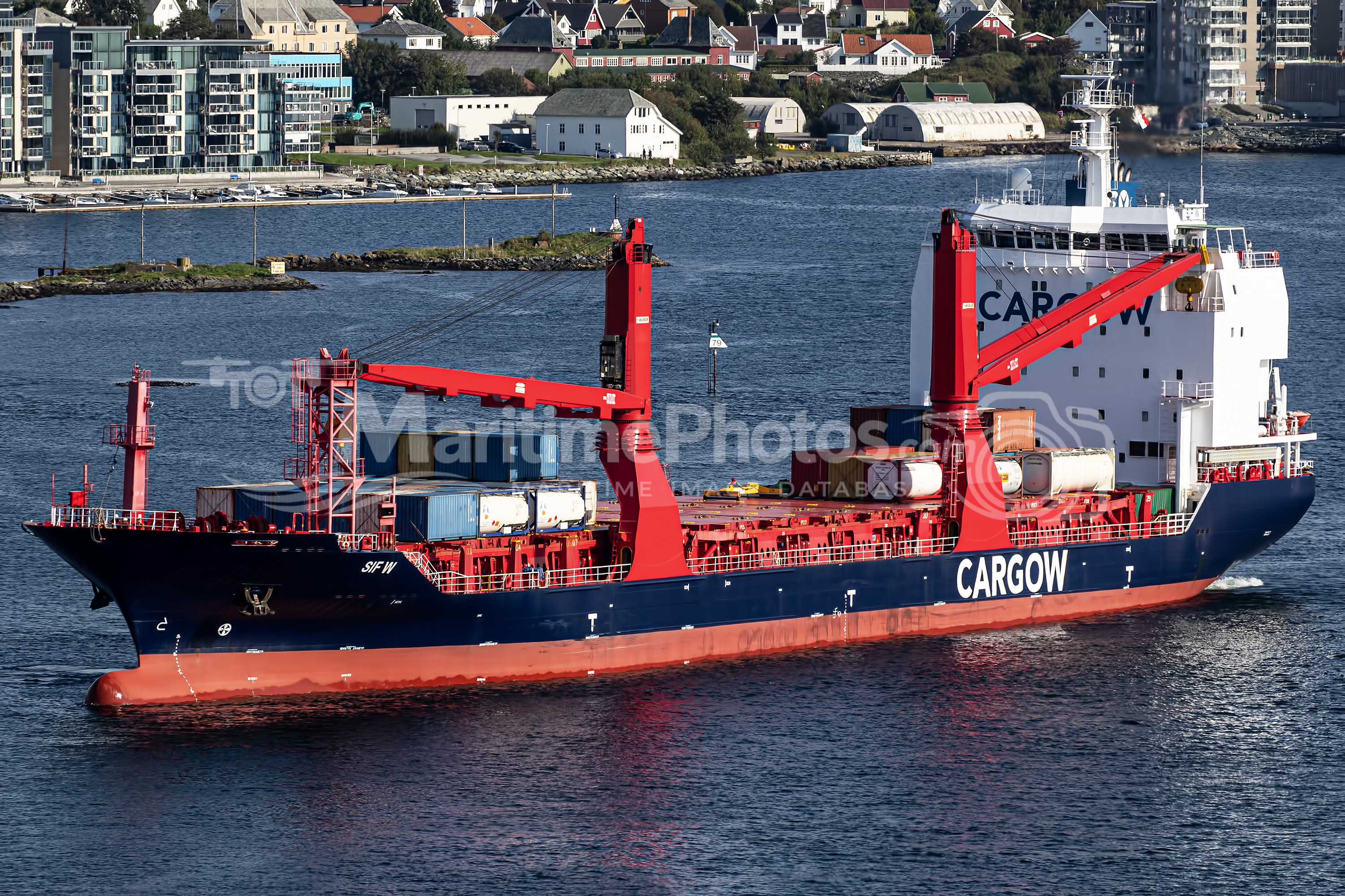 Sif W General Cargo IMO 9754434 at Stavanger, Norway