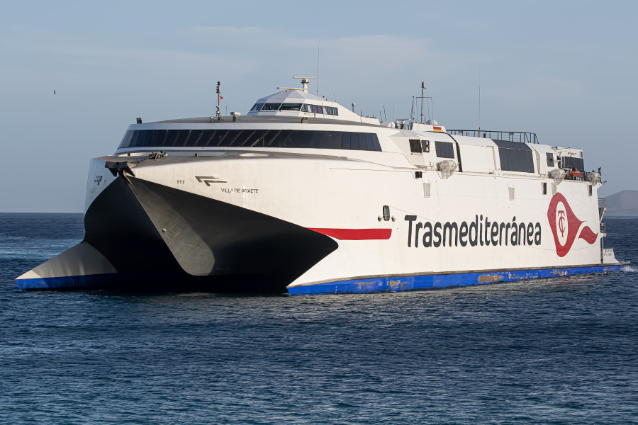 Villa de Agaete IMO 9206700 at Lanzarote, Spain