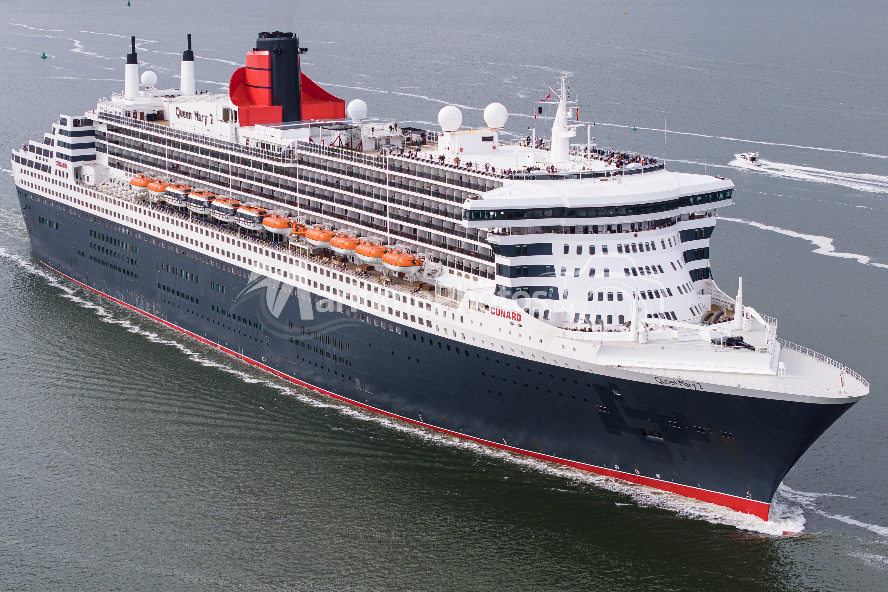 RMS Queen Mary 2 Ocean Liner IMO 9241061 at Southampton, UK