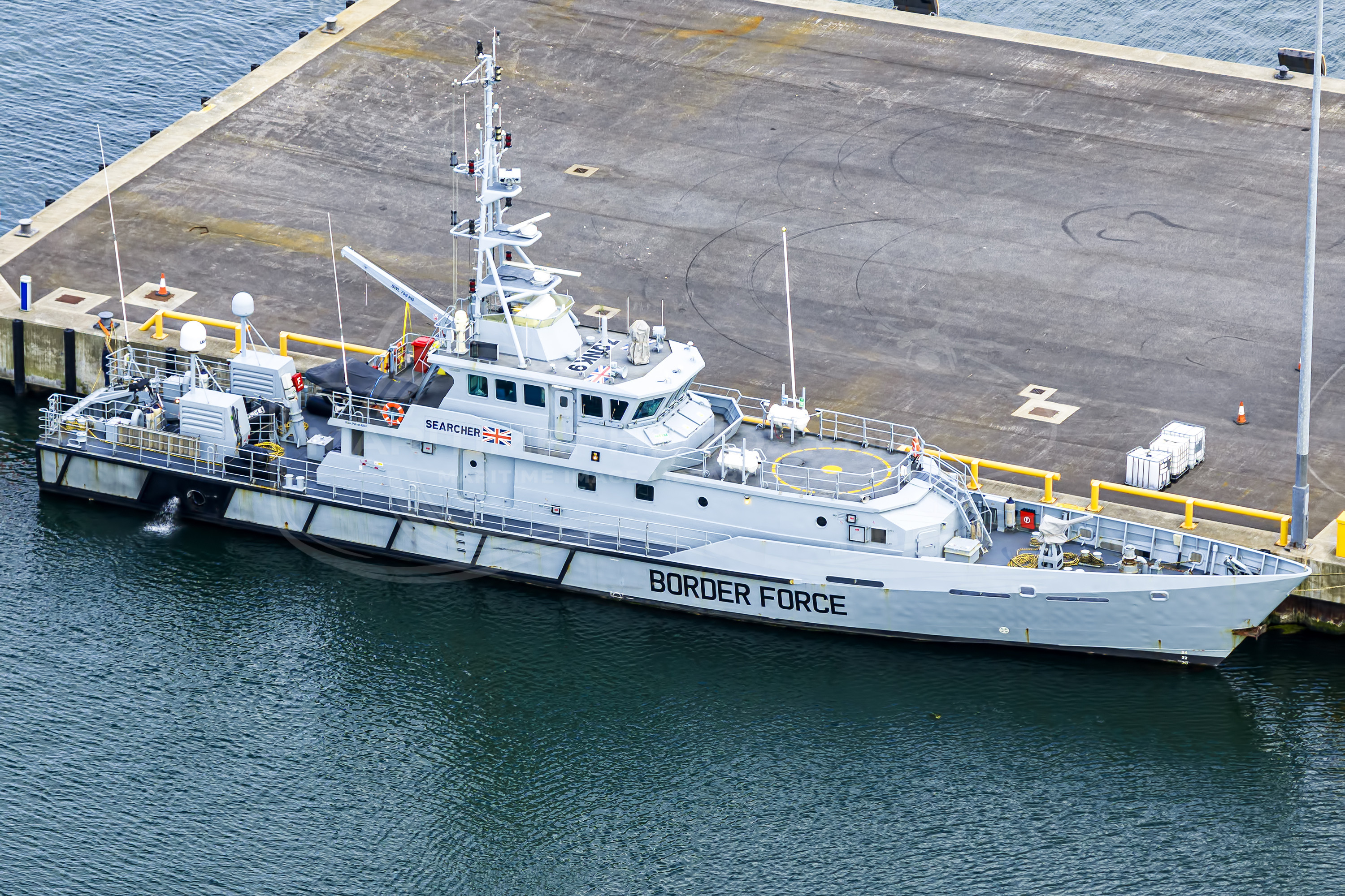 Searcher Border Force IMO 9234800 at Poole, United Kingdom