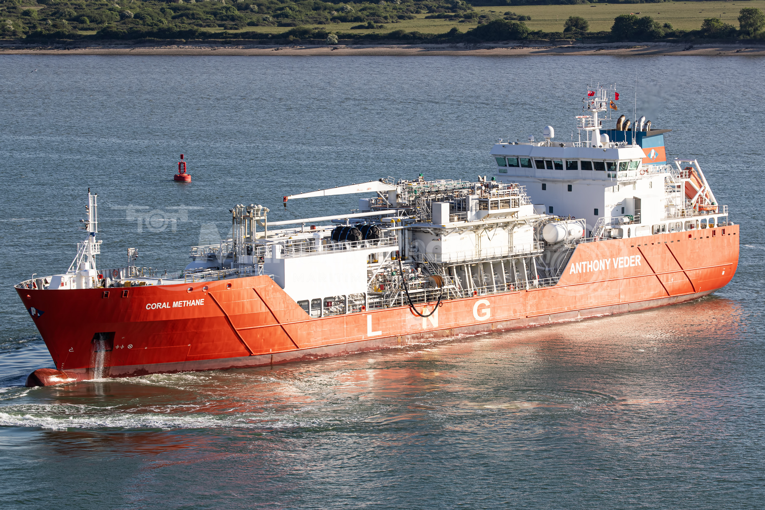 Coral Methane LNG / LPG Carrier IMO 9404584 at Southampton, UK