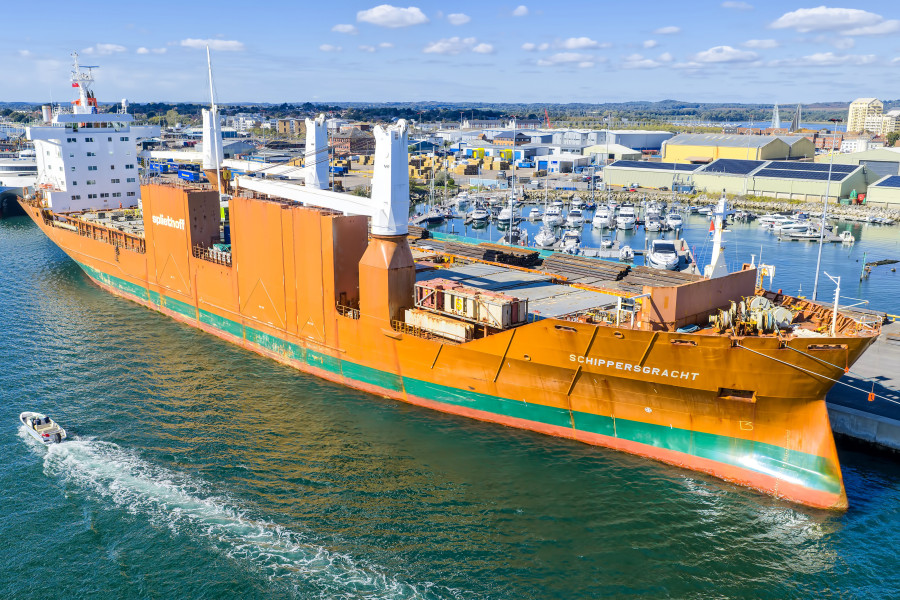 Schippersgracht IMO 9197363 at Poole, United Kingdom