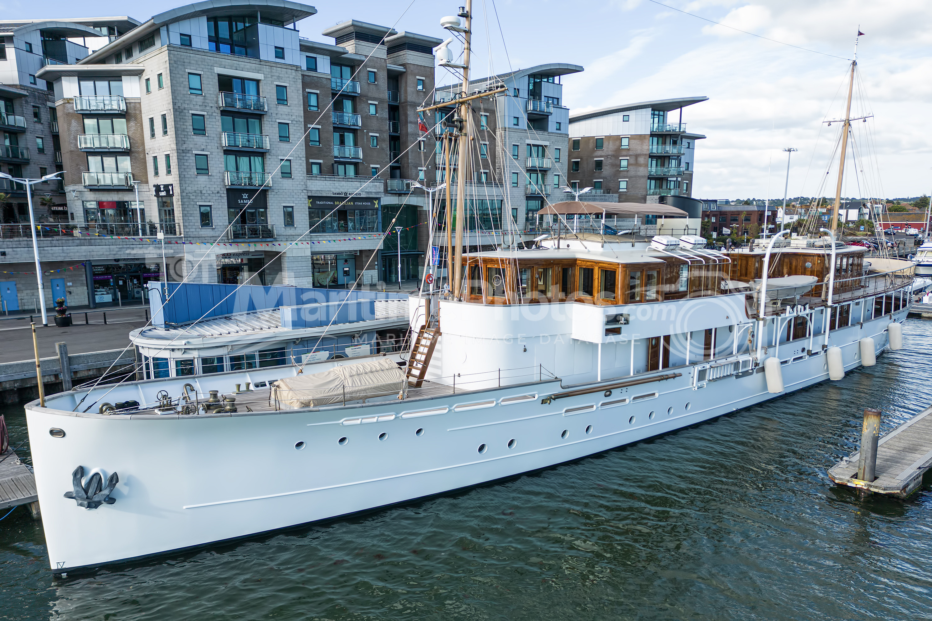 Alicia Motor Yacht IMO 9092111 at Poole, UK
