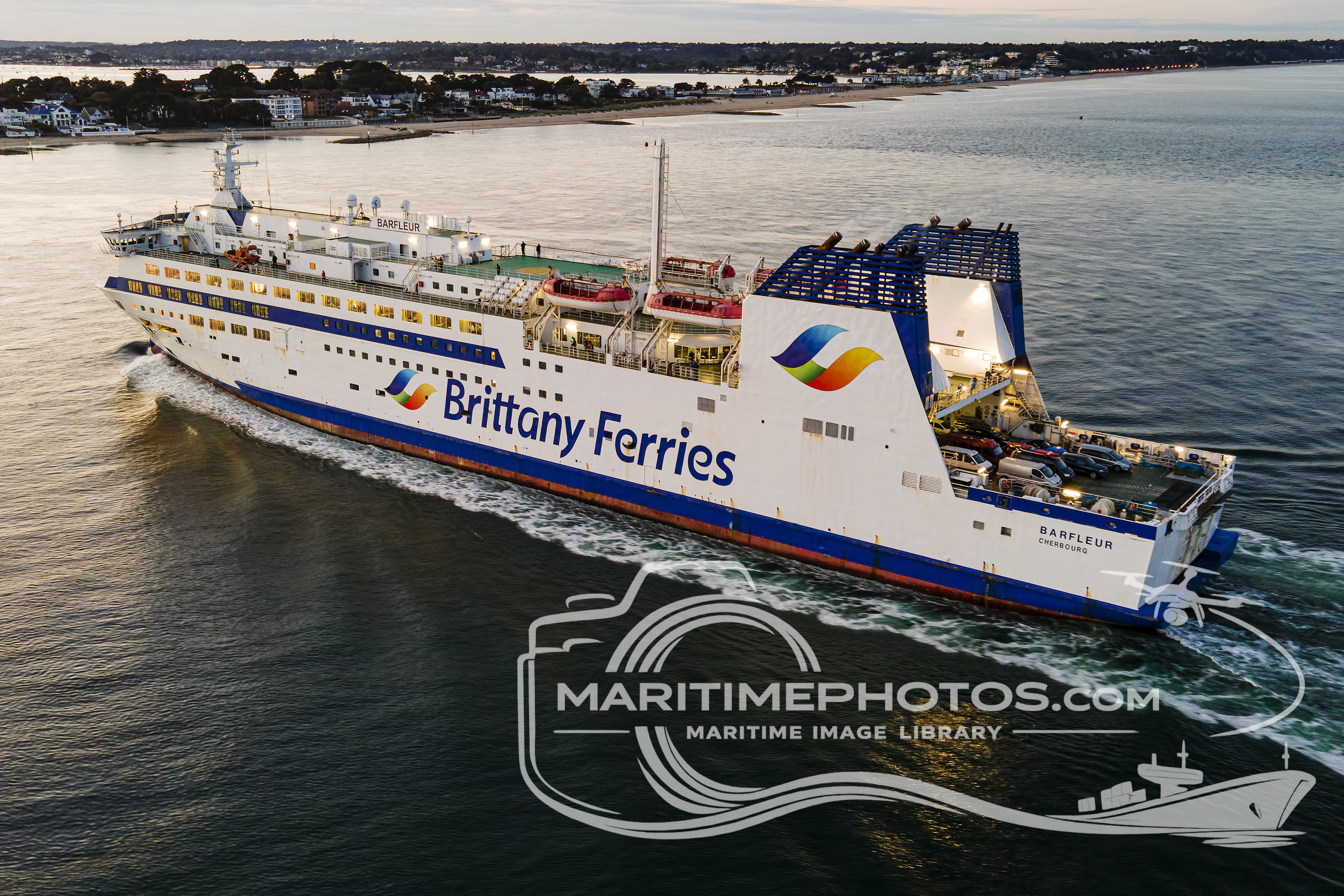 Barfleur Ferry IMO 9007130 at Poole, UK