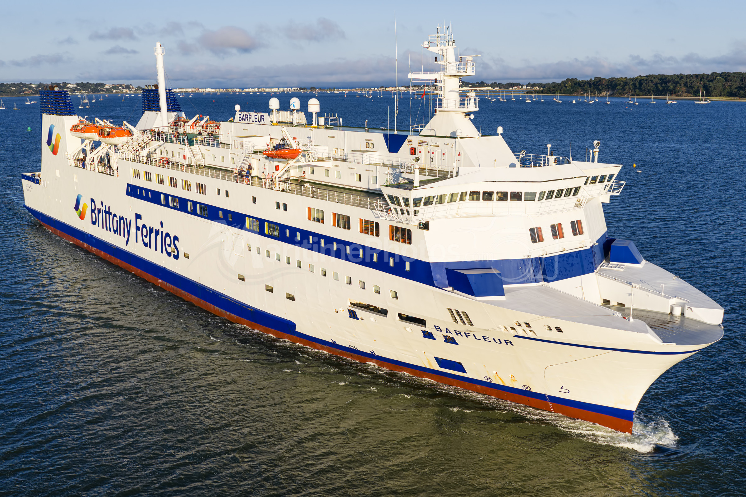 Barfleur Ferry IMO 9007130 at Poole, UK