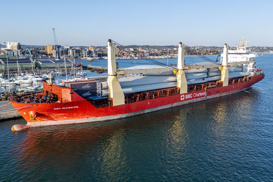 BBC Rhonetal IMO 9614701 at Poole, United Kingdom