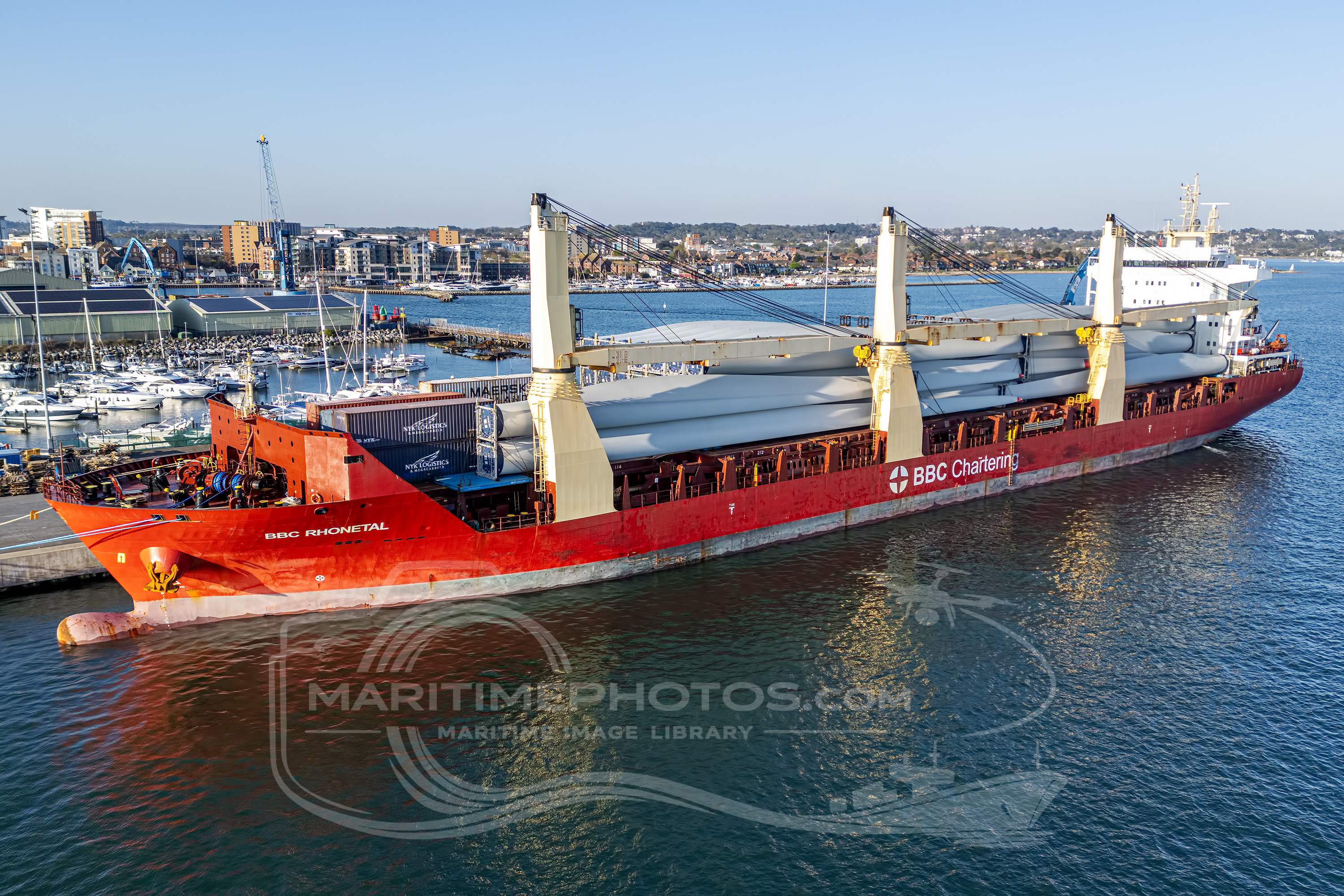 BBC Rhonetal General Cargo IMO 9614701 at Poole, United Kingdom