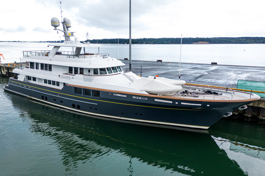 Calliope IMO 9743640 at Poole, UK
