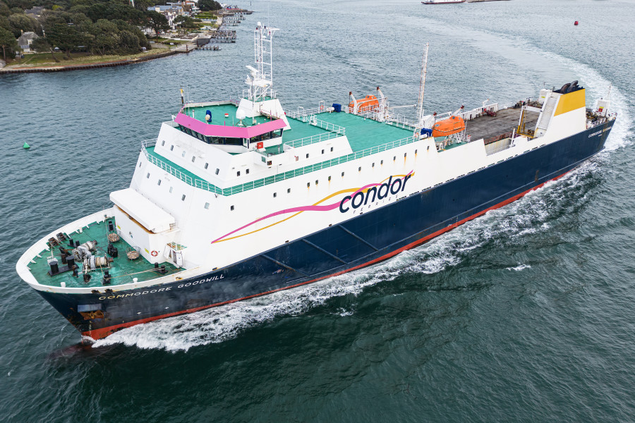 Commodore Goodwill IMO 9117985 at Poole, United Kingdom