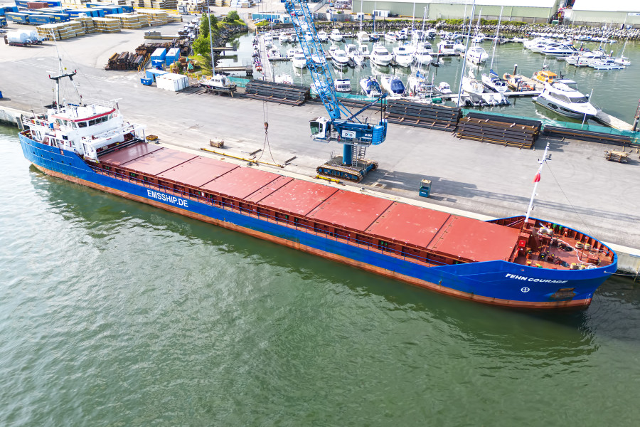 Fehn Courage at Poole, United Kingdom