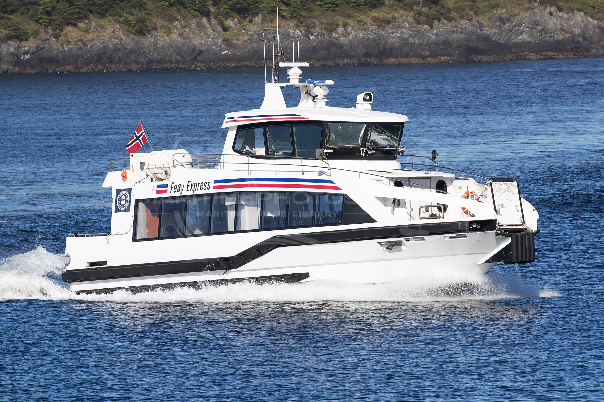 Føøy Express Ferry at Gard, Norway