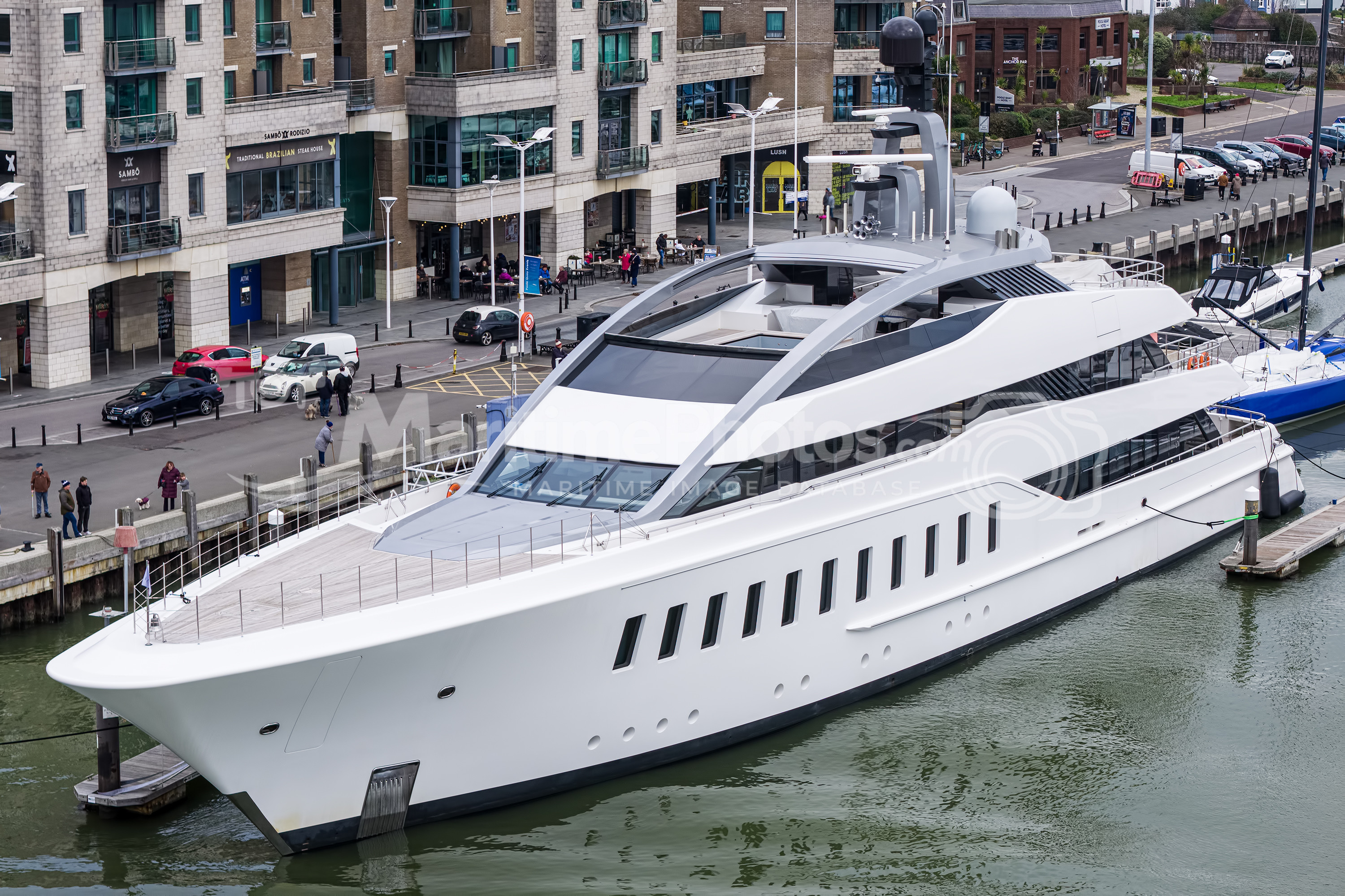 Halo Motor Yacht IMO 1012775 at Poole, UK