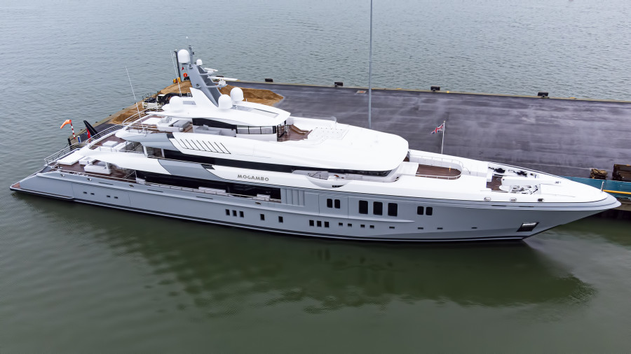 Mogambo IMO 9560780 at Poole, UK