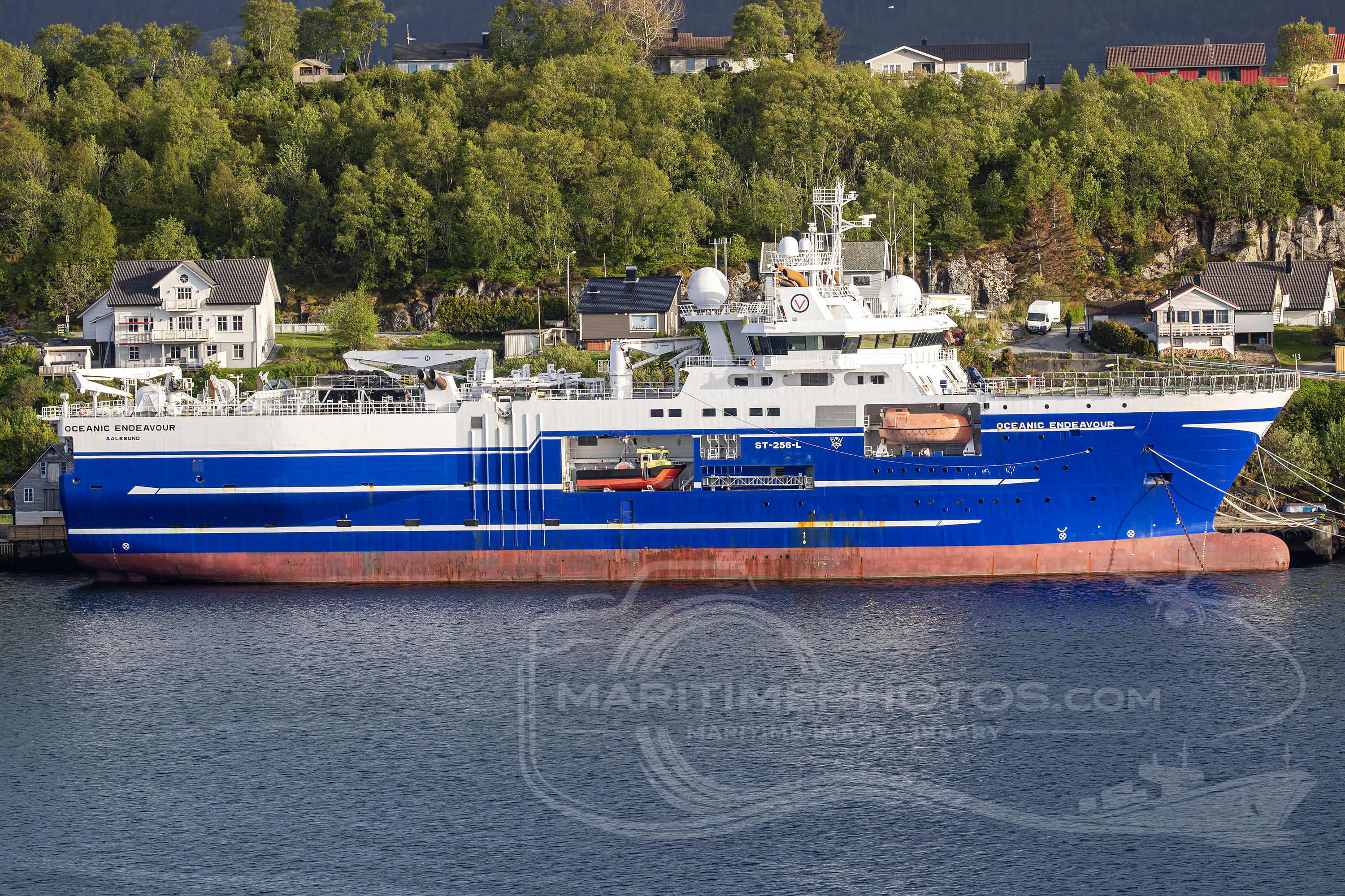 Oceanic Endeavour Research / Survey IMO 9399521 at Stavanger, Norway