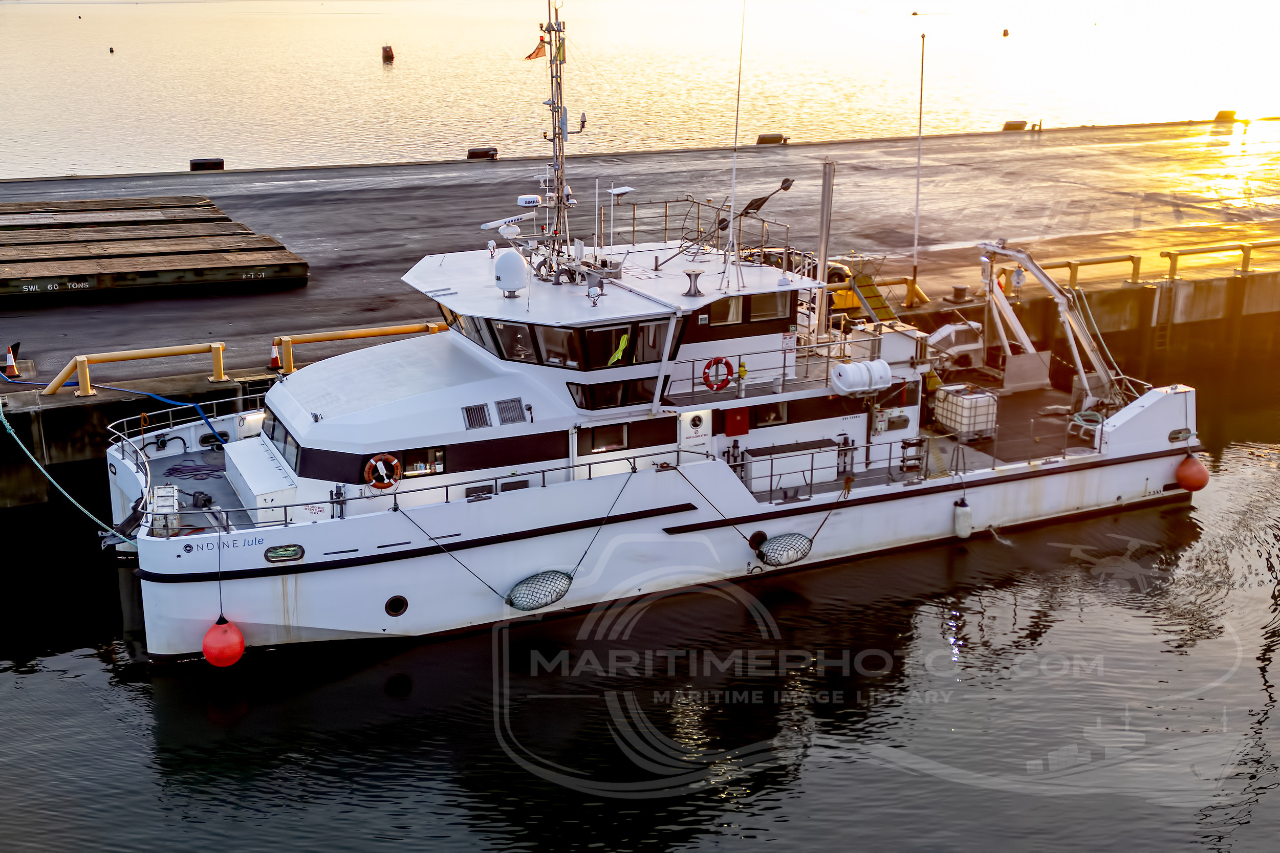 ONDINE Jule Research / Survey IMO 9811139 at Poole, United Kingdom