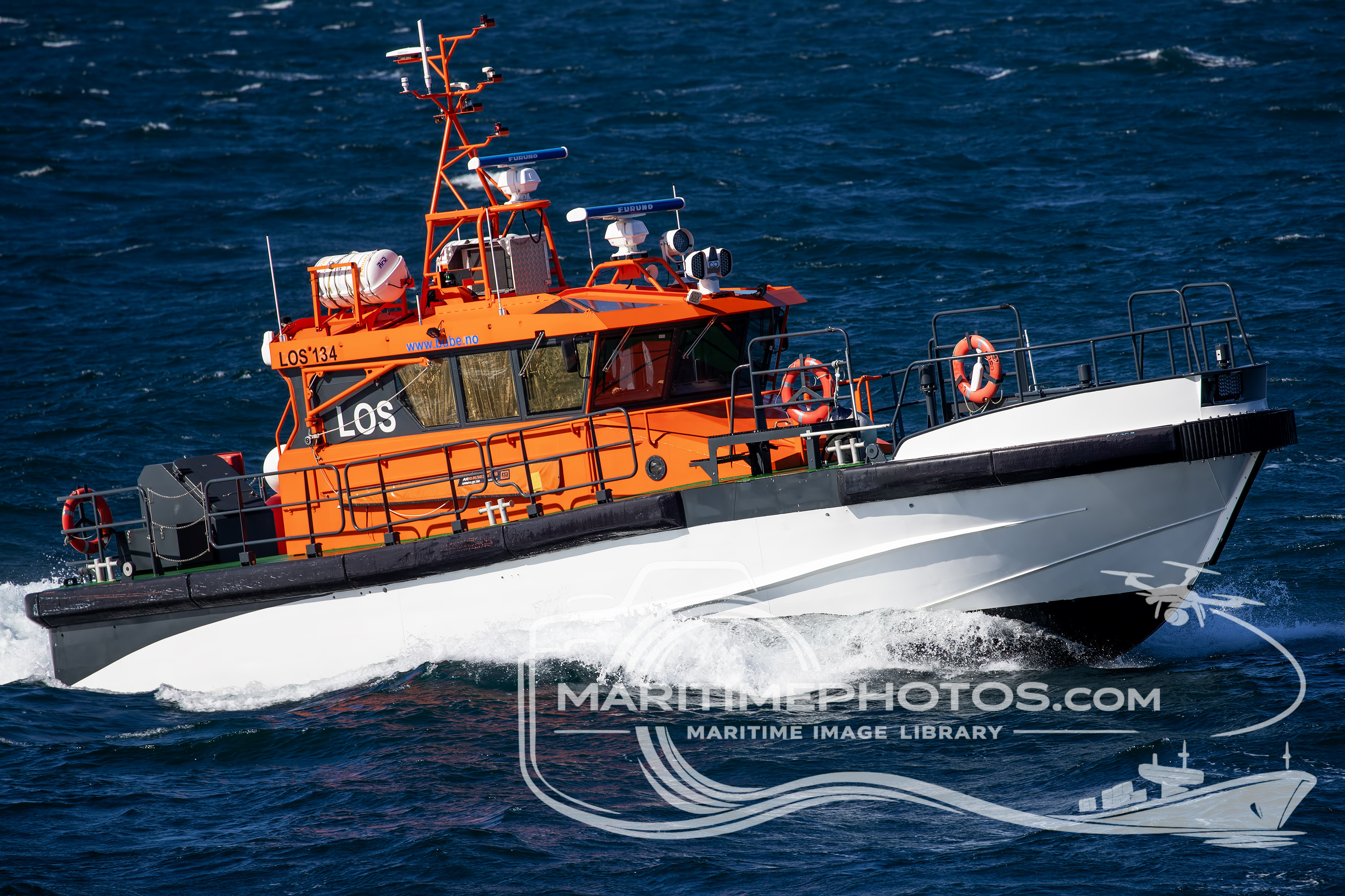 LOS 134 Pilot Boat at North Sea, Norway