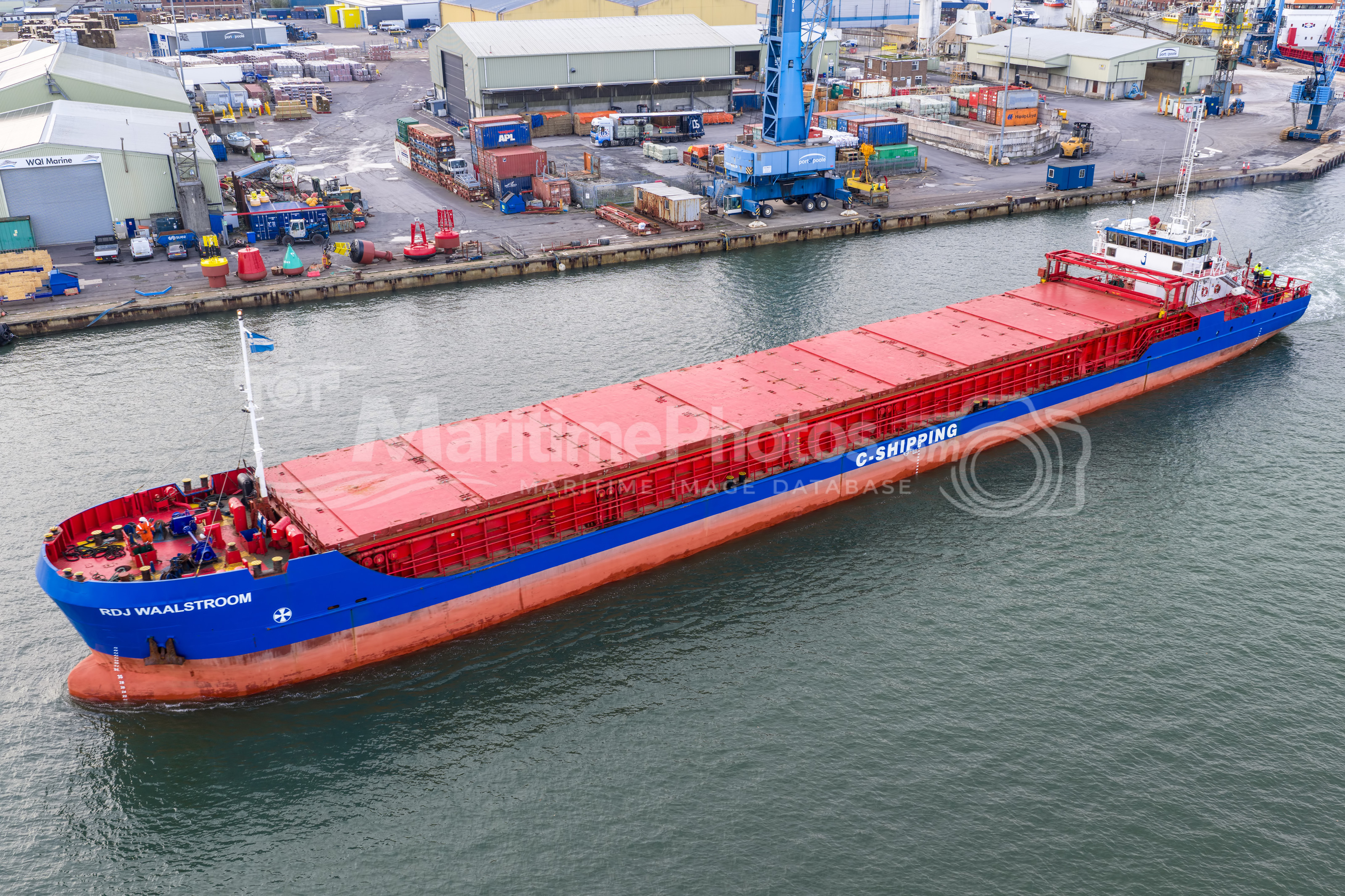 RDJ Waalstroom General Cargo IMO 9248370 at Poole, UK