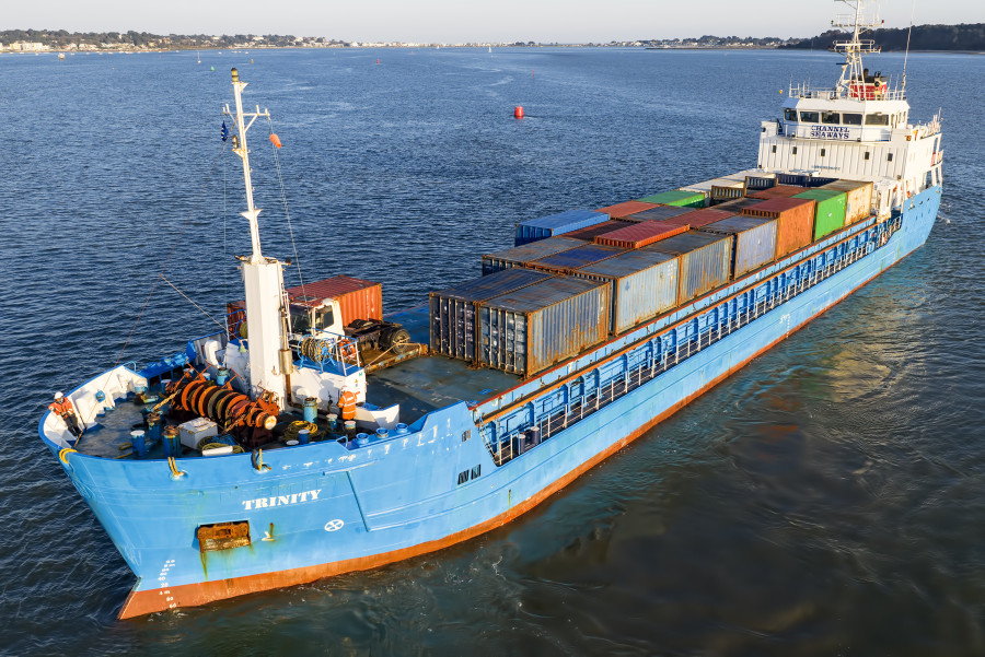 Trinity IMO 9396452 at Poole, United Kingdom