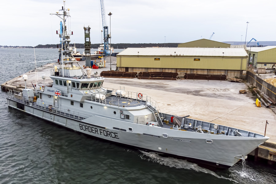 Vigilant IMO 9276353 at Poole, United Kingdom