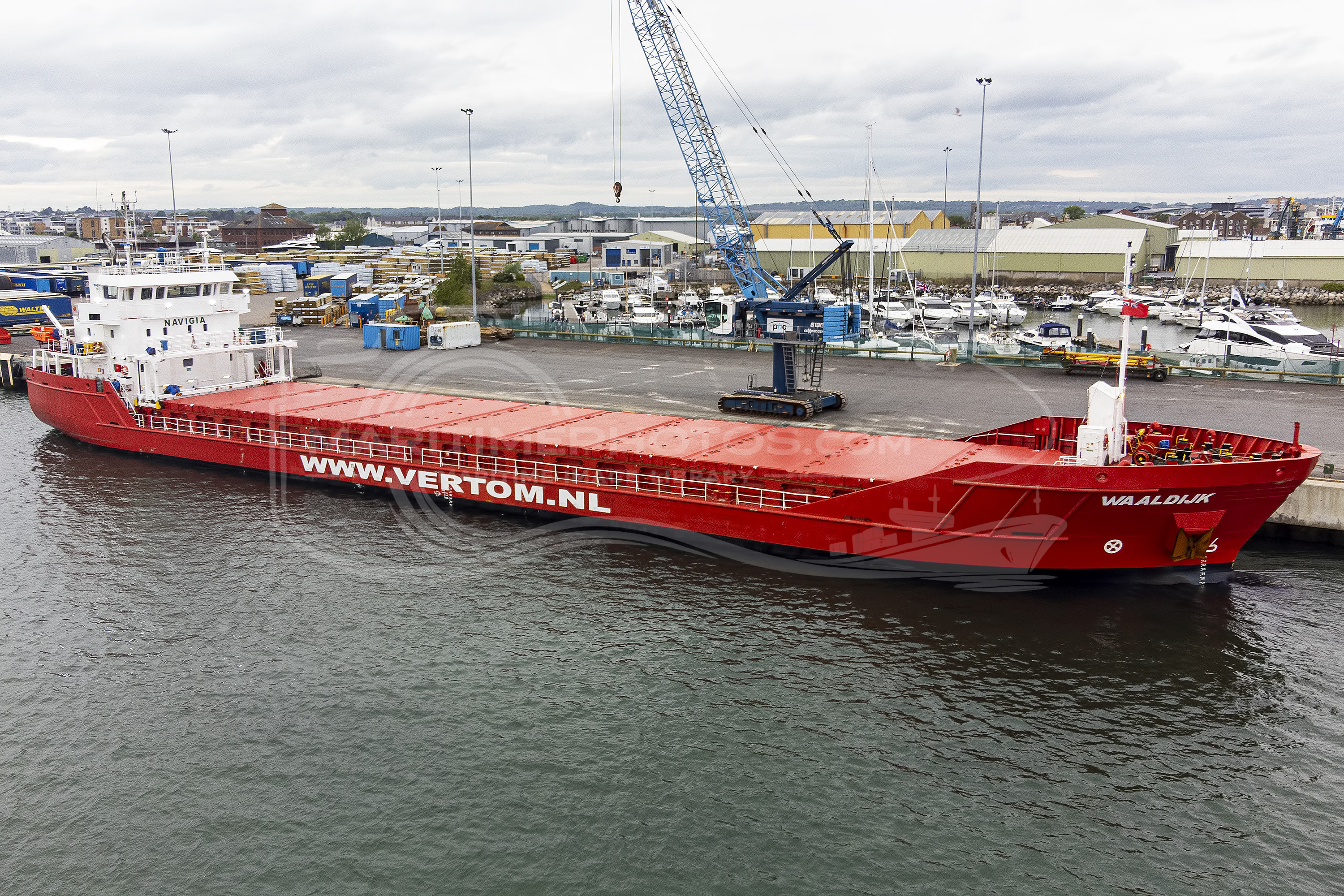 Waaldijk General Cargo IMO 9514937 at Poole, United Kingdom