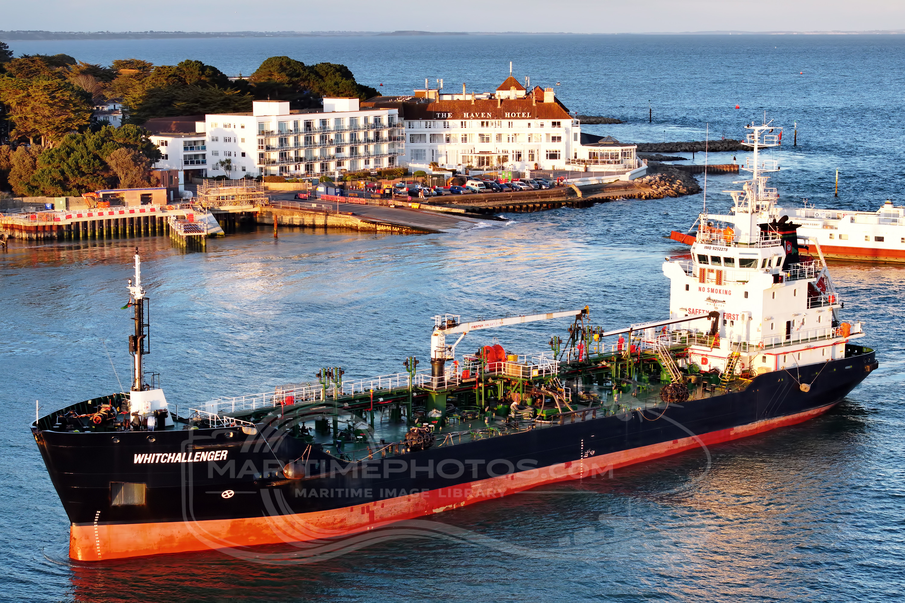 Whitchallenger Tanker IMO 9252278 at Studland, United Kingdom
