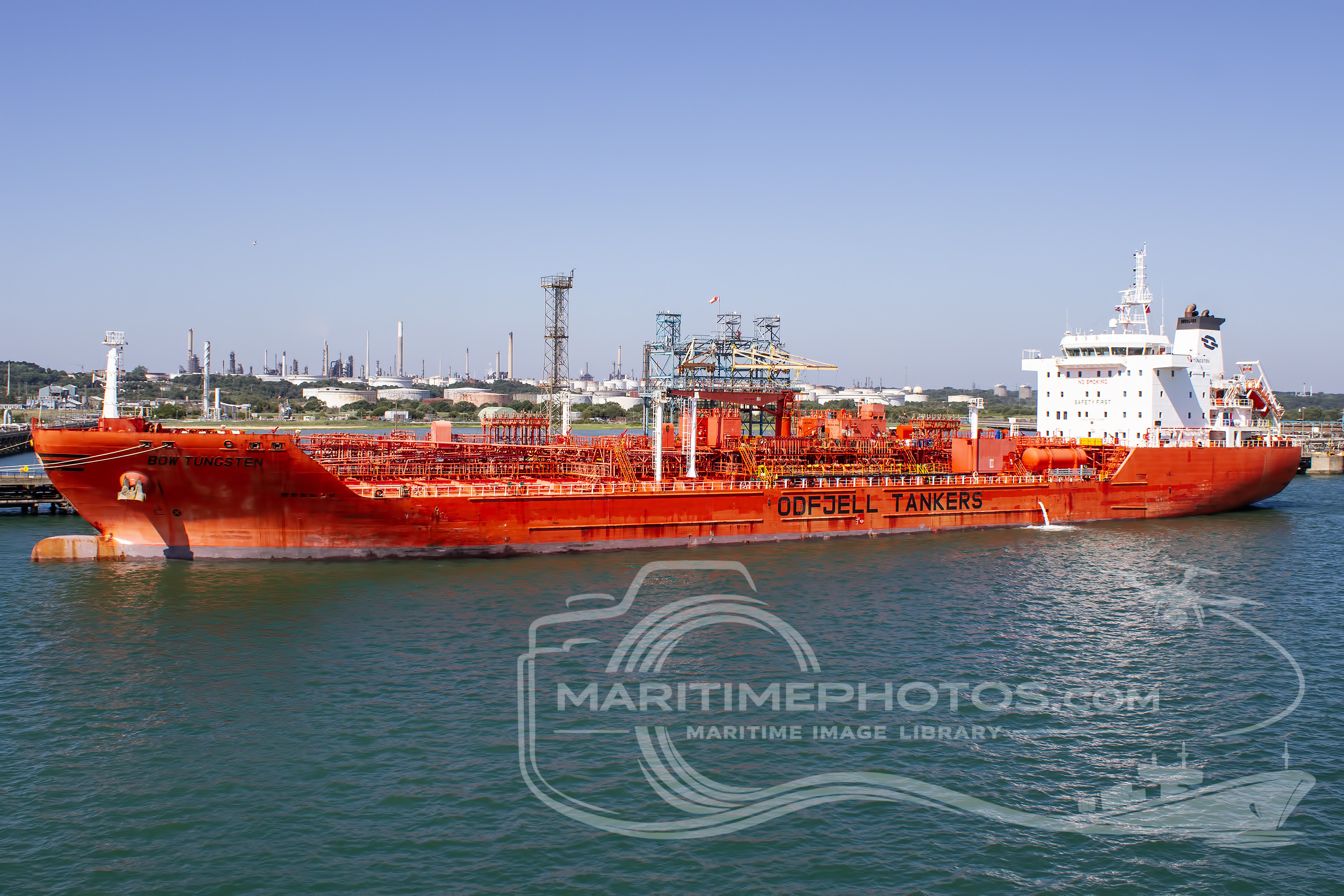 Bow Tungsten Tanker IMO 9777400 at Fawley, United Kingdom