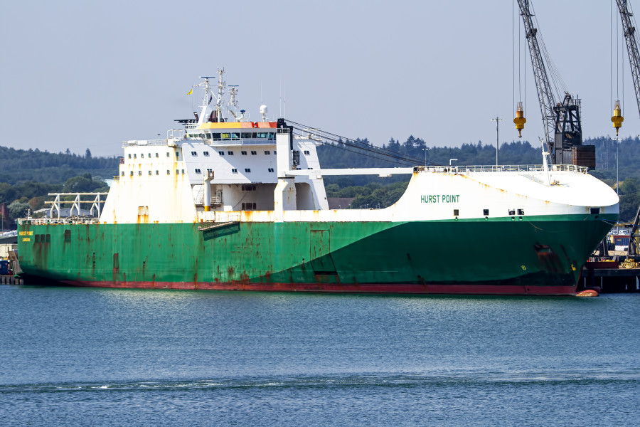 Hurst Point IMO 9234068 at Southampton,, United Kingdom