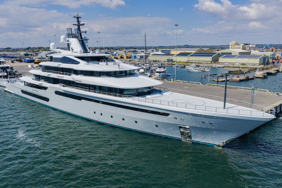 Leviathan IMO 9921491 at Poole, United Kingdom